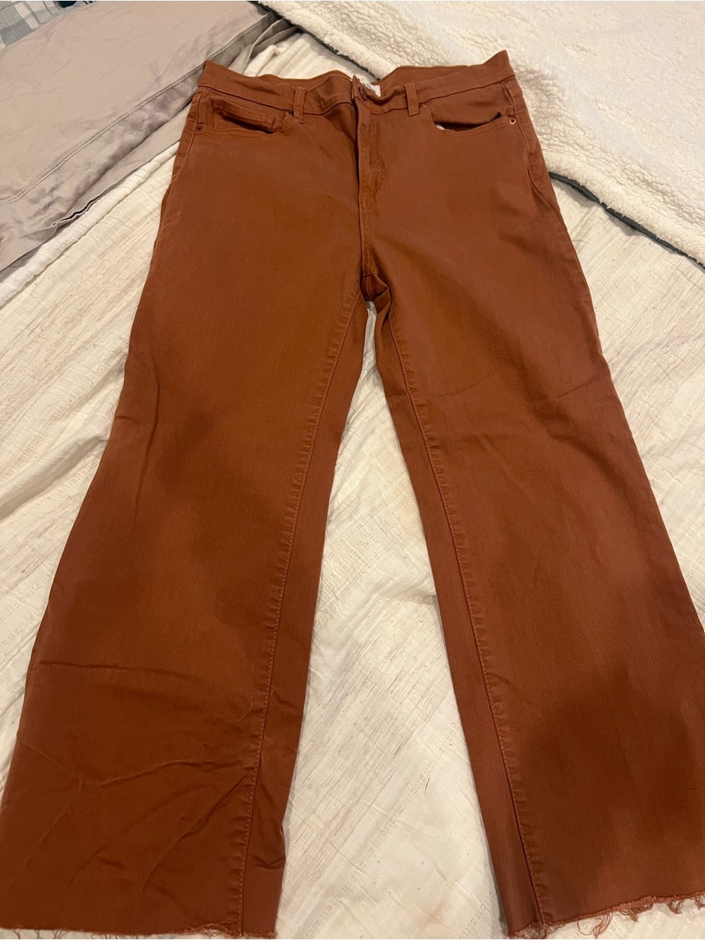 Women’s Wide-Leg Jeans in Rust by Sneak Peek